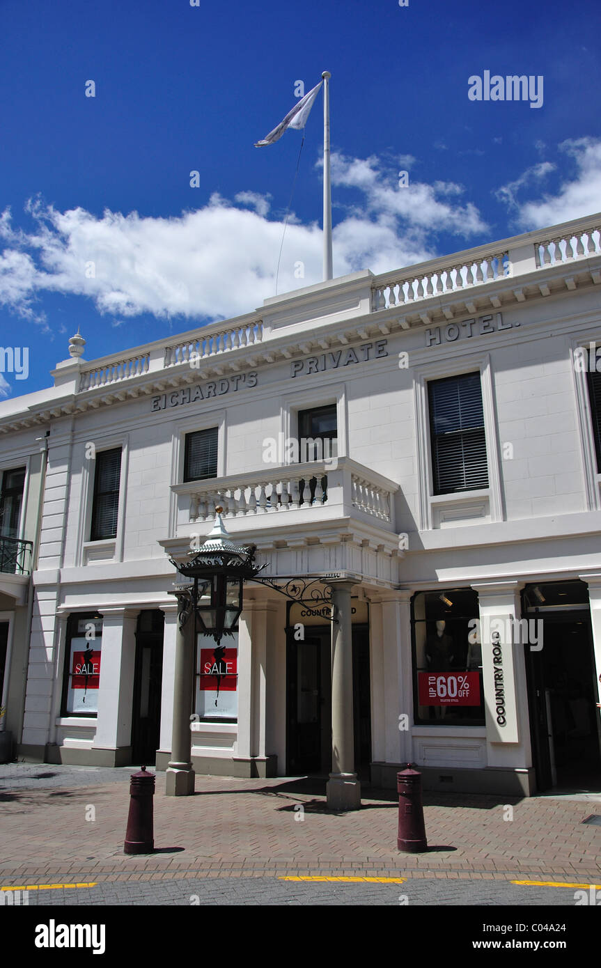 Country Road shop dans le vieux bâtiment de l'hôtel Eichardt, Marine Parade, Queenstown, Otago, île du Sud, Nouvelle-Zélande Banque D'Images