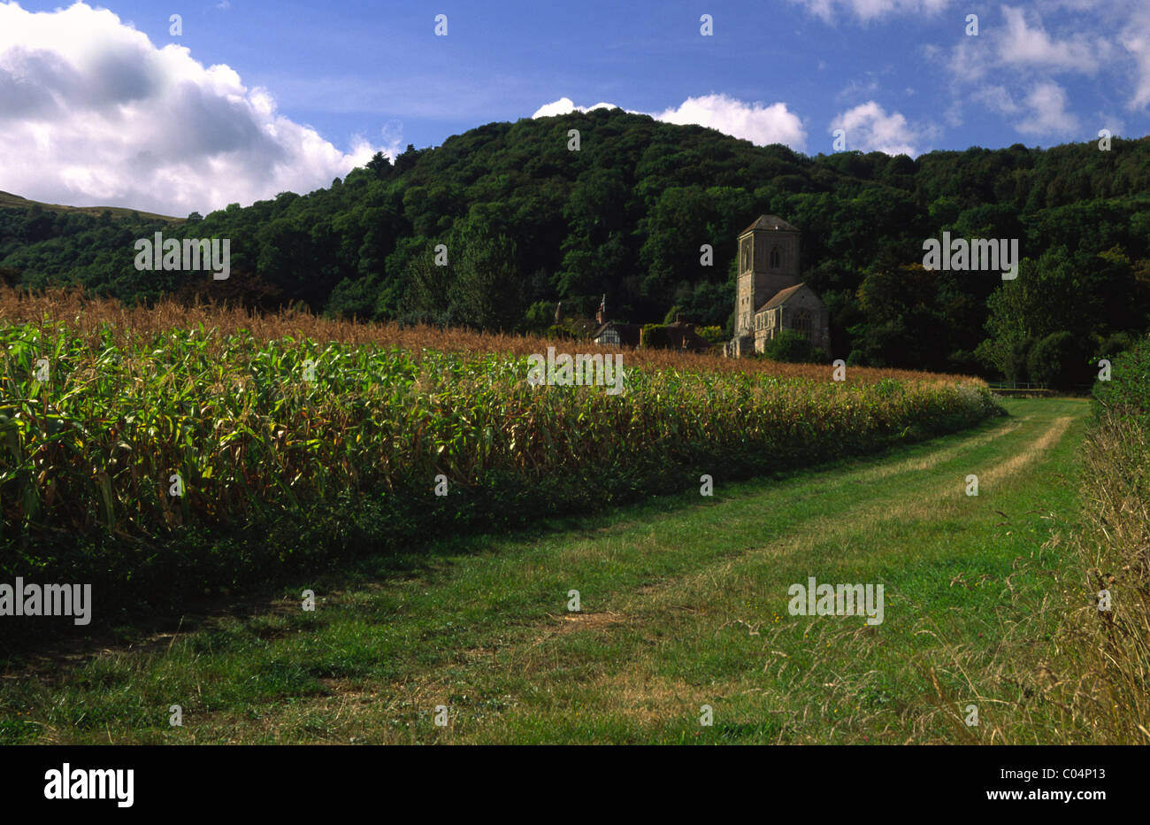 Little Malvern Priory Banque D'Images