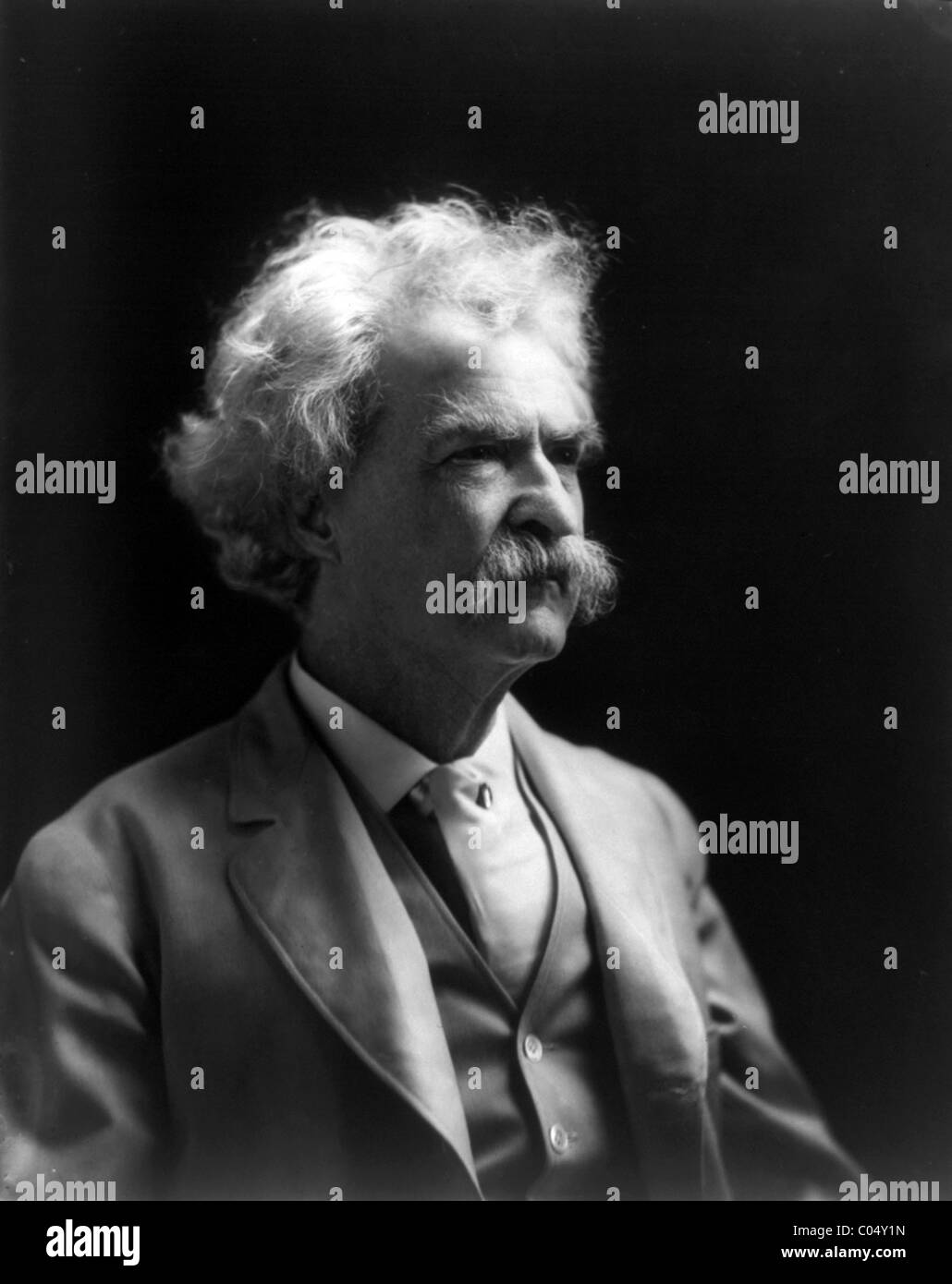 Mark Twain ou Destouches Banque D'Images