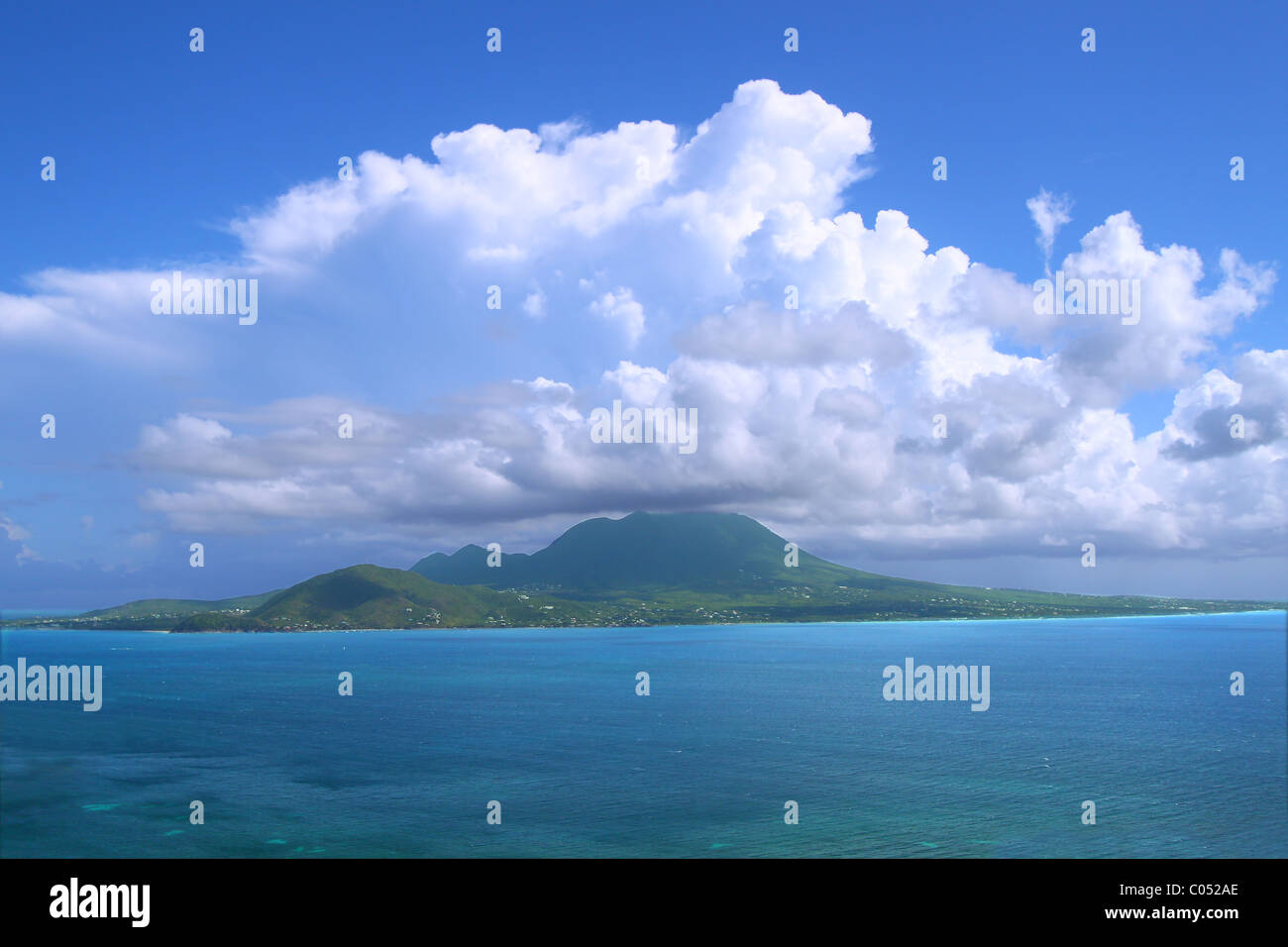 L'île des Caraïbes de Nevis Banque D'Images