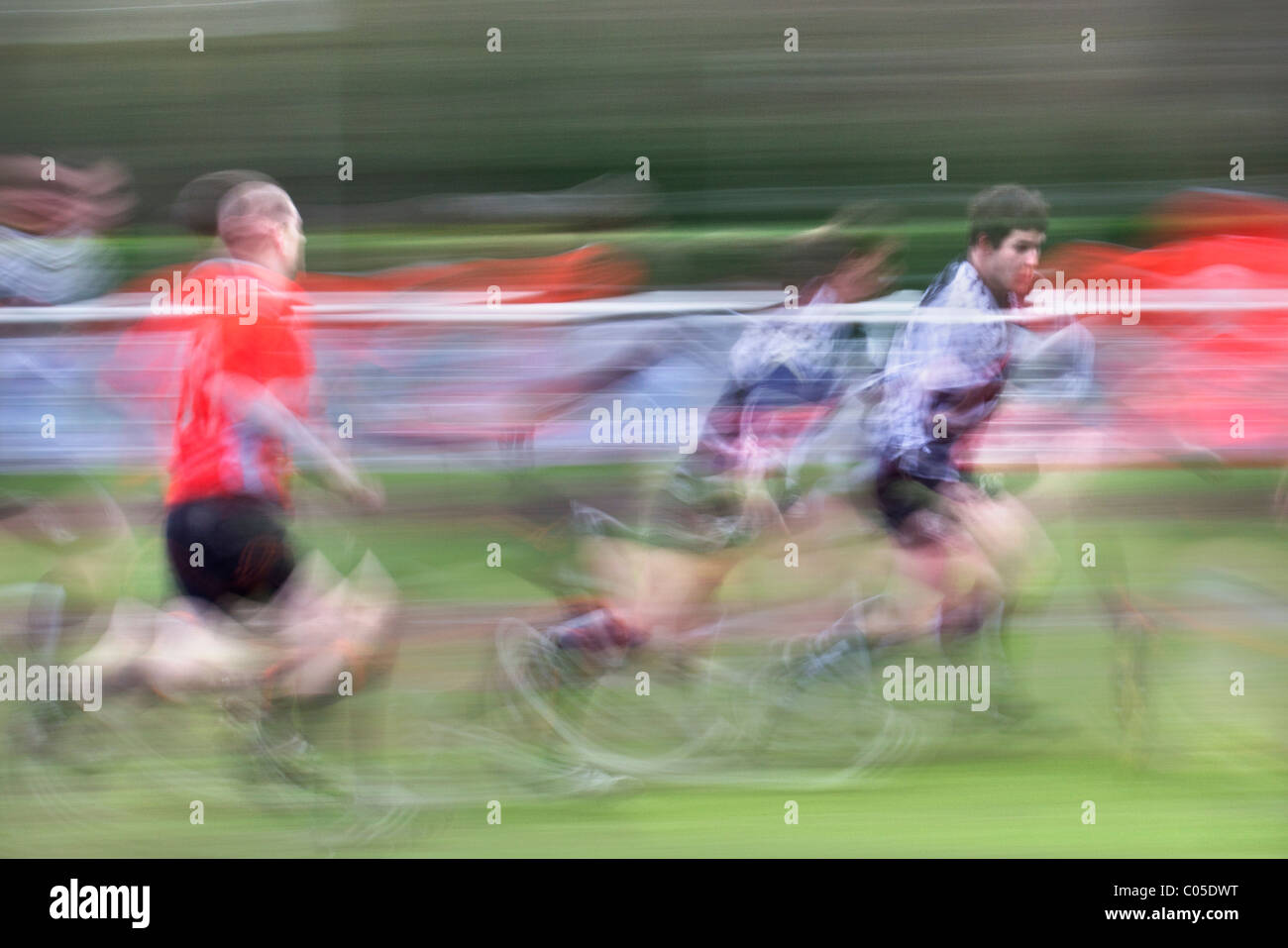 Action de jeu Rugby Banque D'Images