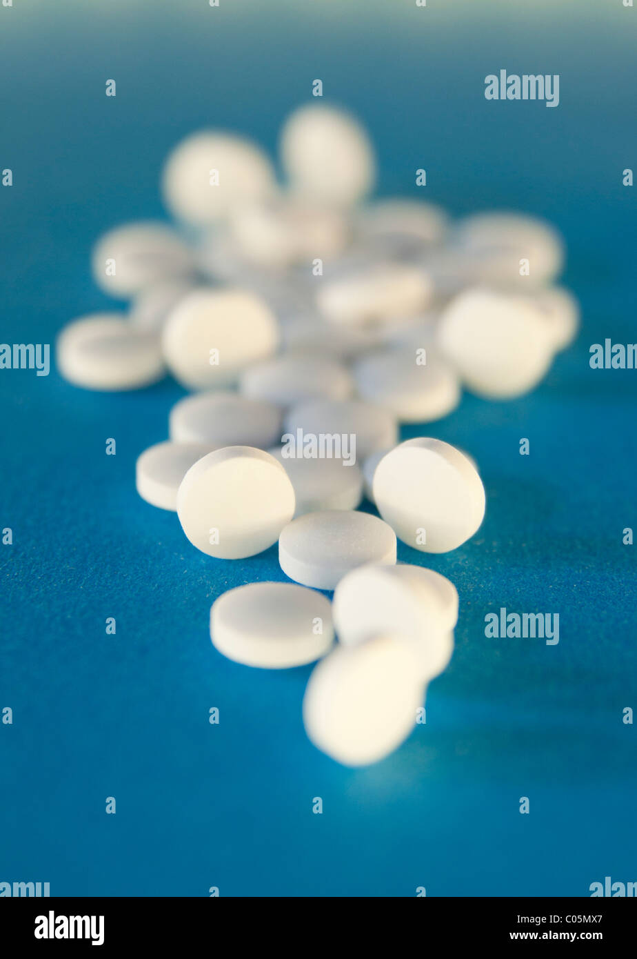 Close up of pills Banque D'Images