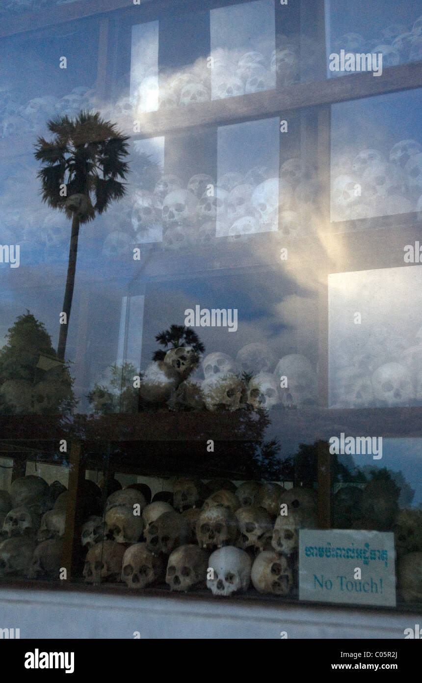 Killing Fields memorial au Cambodge Banque D'Images