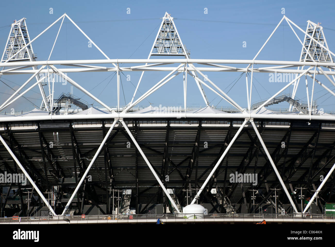 Le stade des Jeux olympiques, Londres (détail) Banque D'Images