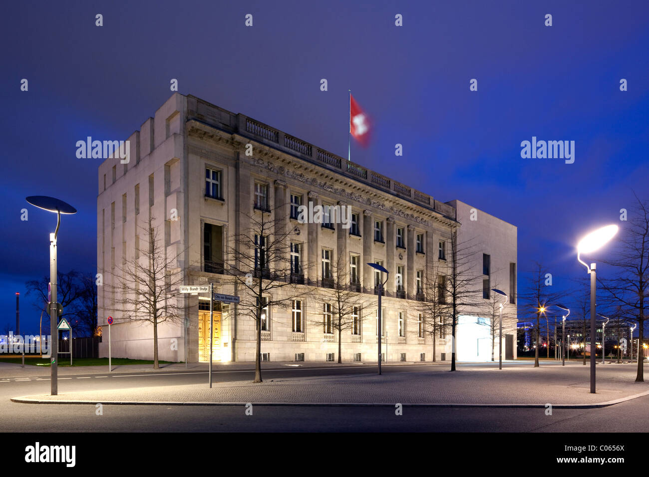Ambassade de Suisse, Berlin-Mitte, Berlin, Germany, Europe Banque D'Images
