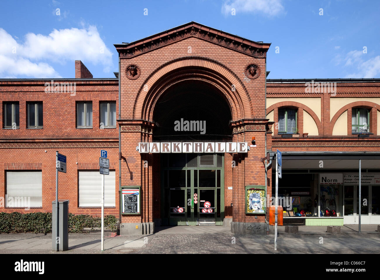 Markthalle Moabit, halle, Tiergarten, Berlin, Germany, Europe Banque D'Images