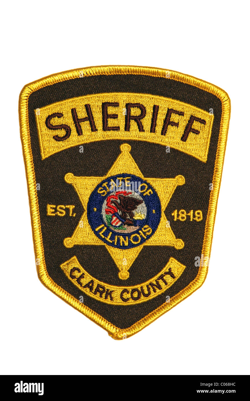 Clark County Sheriff patch Banque D'Images