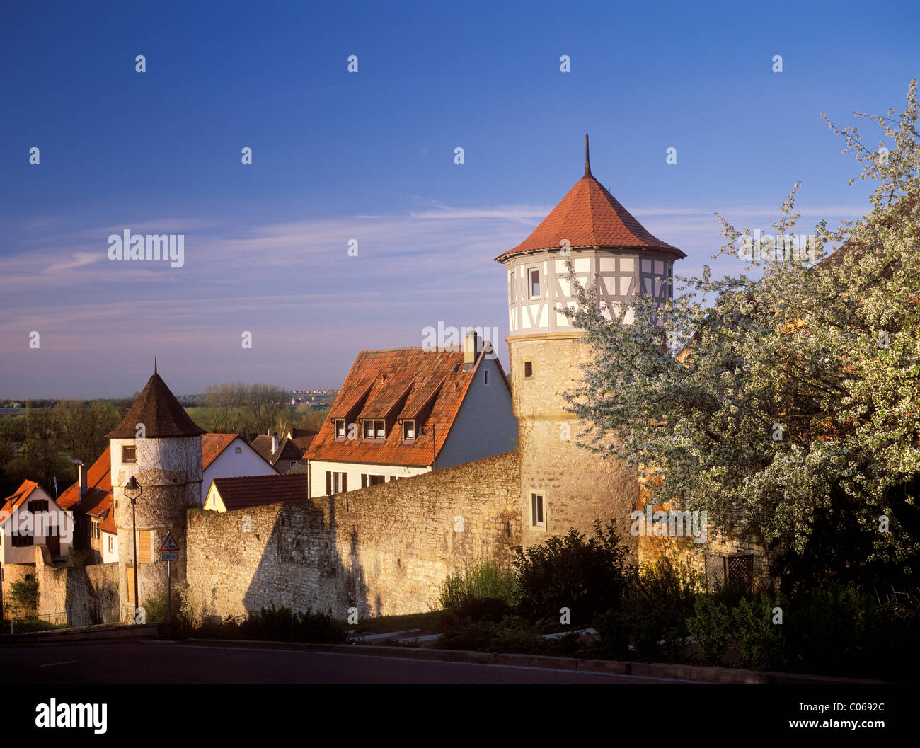 Remparts, Fürth, en Basse-franconie, Franconia, Bavaria, Germany, Europe Banque D'Images