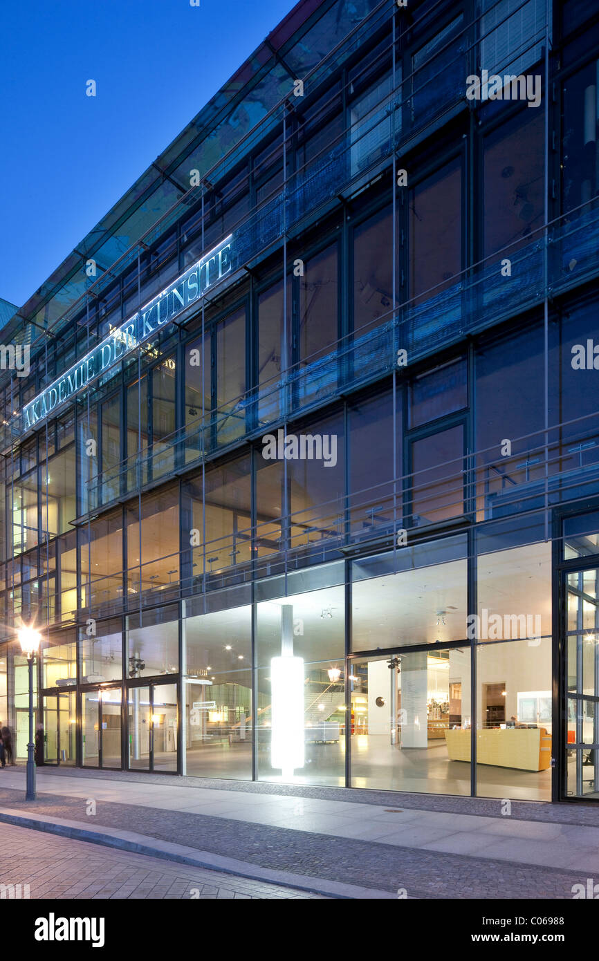 Academy of Arts, Pariser Platz, Berlin-Mitte, Berlin, Germany, Europe Banque D'Images