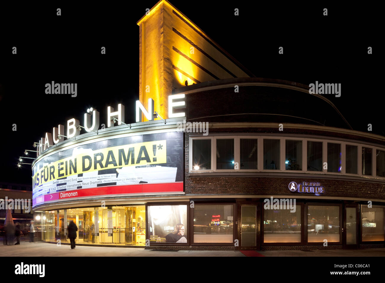 Théâtre Schaubühne, rue Kurfürstendamm, Charlottenburg, Berlin, Germany, Europe Banque D'Images