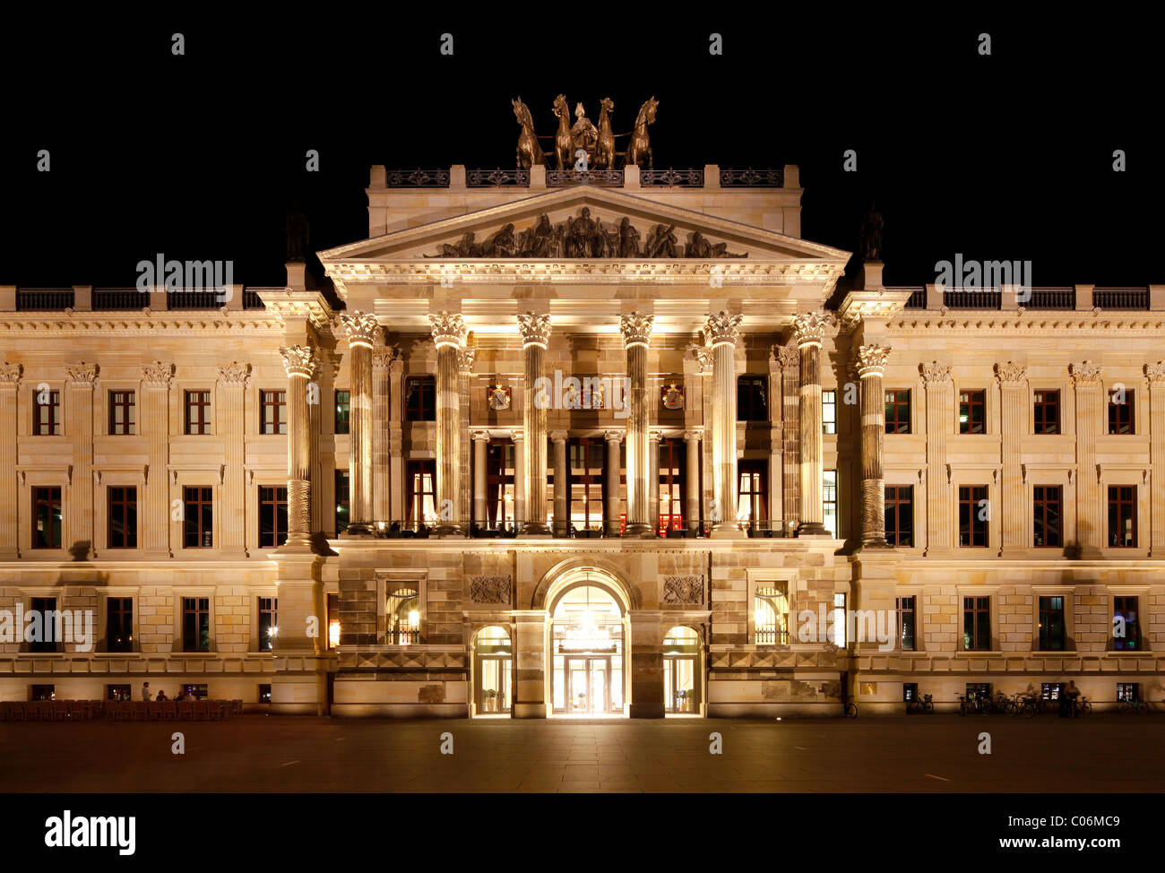 La reconstruction des palais du Nouveau-Brunswick, centre commercial Schloss-Arkaden, bibliothèque de la ville, archives de la ville, musée du château, Braunschweig Banque D'Images