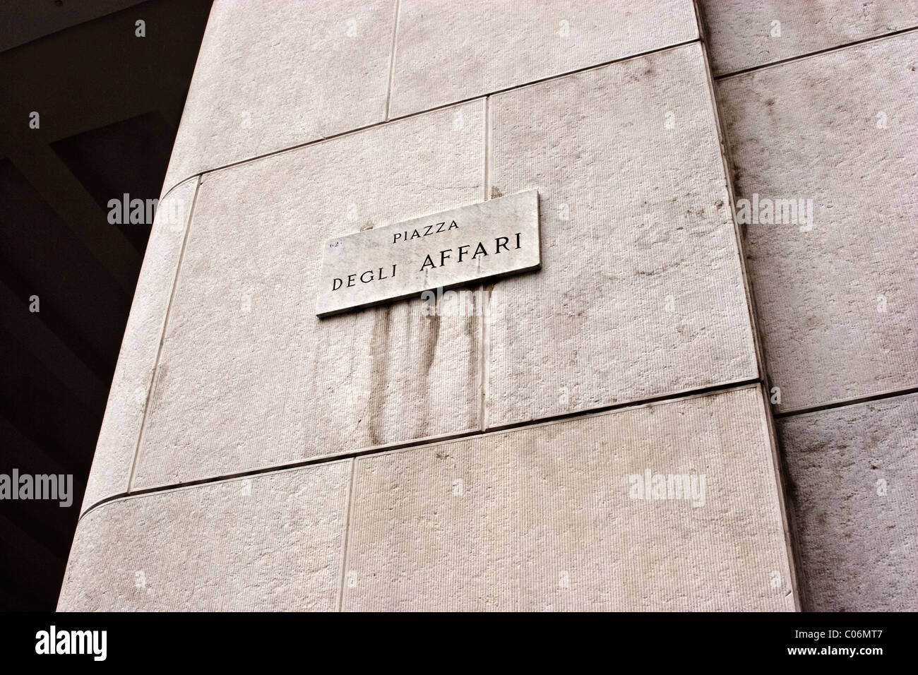 Piazza degli Affari, Milan, Italie Banque D'Images