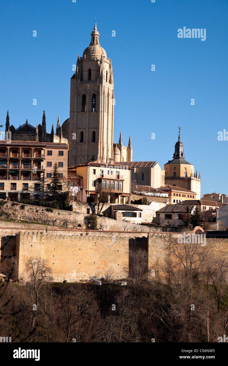 Cathédrale de Ségovie Banque D'Images