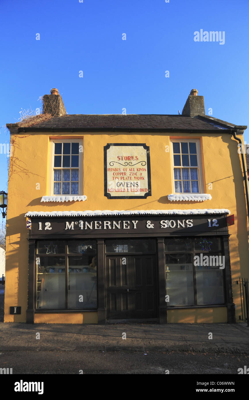 Une cuisine traditionnelle irlandaise des passants à Bunratty, Co Clare, Rep de l'Irlande. Banque D'Images