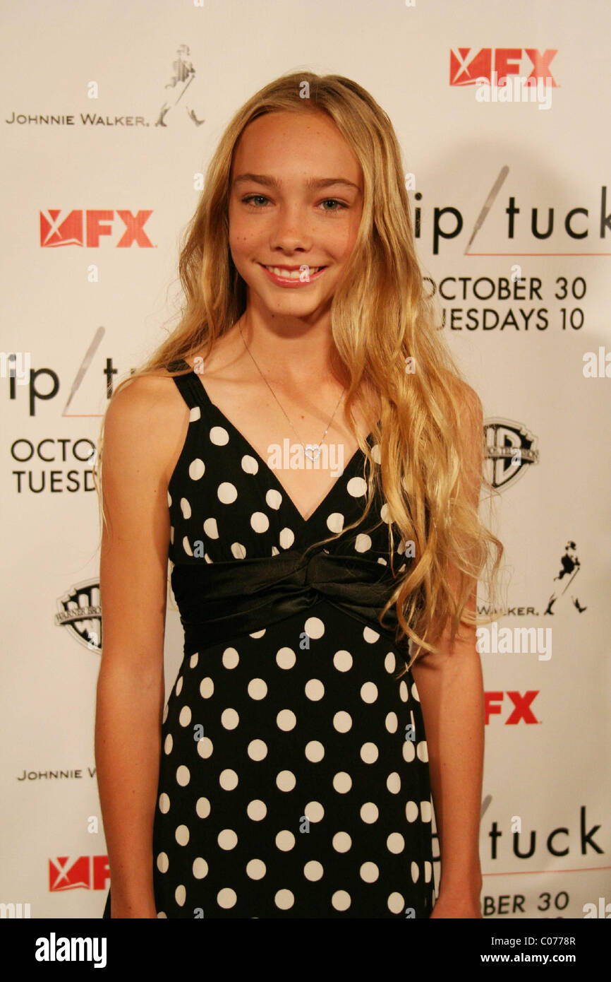 Kelsey Lynn Batelaan Nip/Tuck Saison 5 première projection organisée à la Paramount Theater de Hollywood, Californie - 20.10.07 Banque D'Images