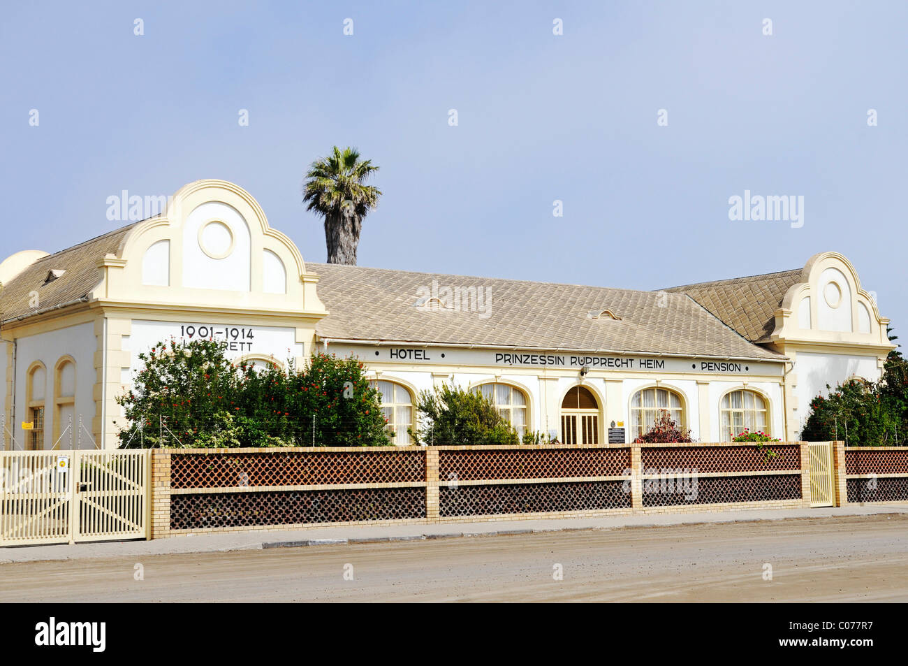 Prinzessin Rupprecht Heim, une fois de l'hôpital colonial allemand, la force de l'architecture coloniale Allemande, Swakopmund Banque D'Images