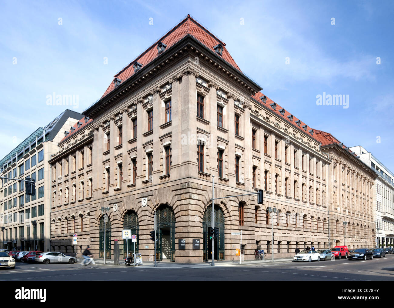 Bureau historique bâtiment dans Mitte, Berlin, Germany, Europe Banque D'Images