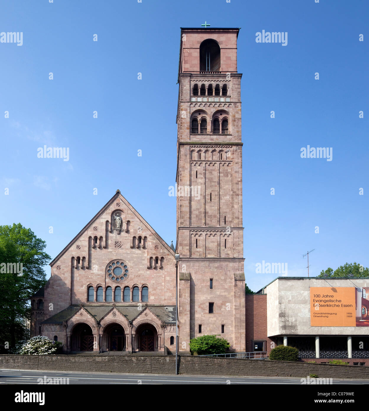Erloeserkirche l'église du Rédempteur, Essen, région de la Ruhr, Nordrhein-Westfalen, Germany, Europe Banque D'Images