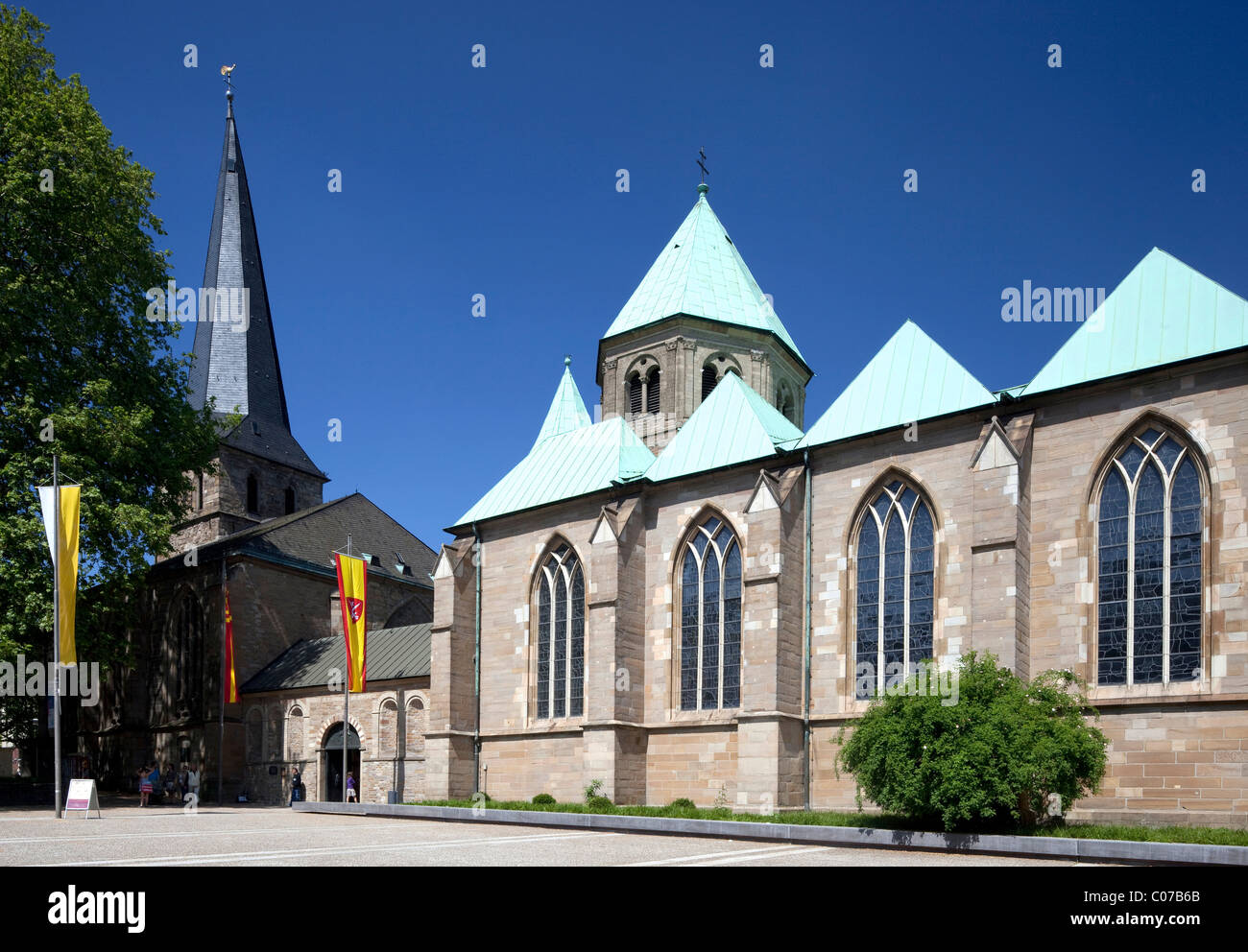 Essener Muenster, cathédrale, Essen, région de la Ruhr, Nordrhein-Westfalen, Germany, Europe Banque D'Images