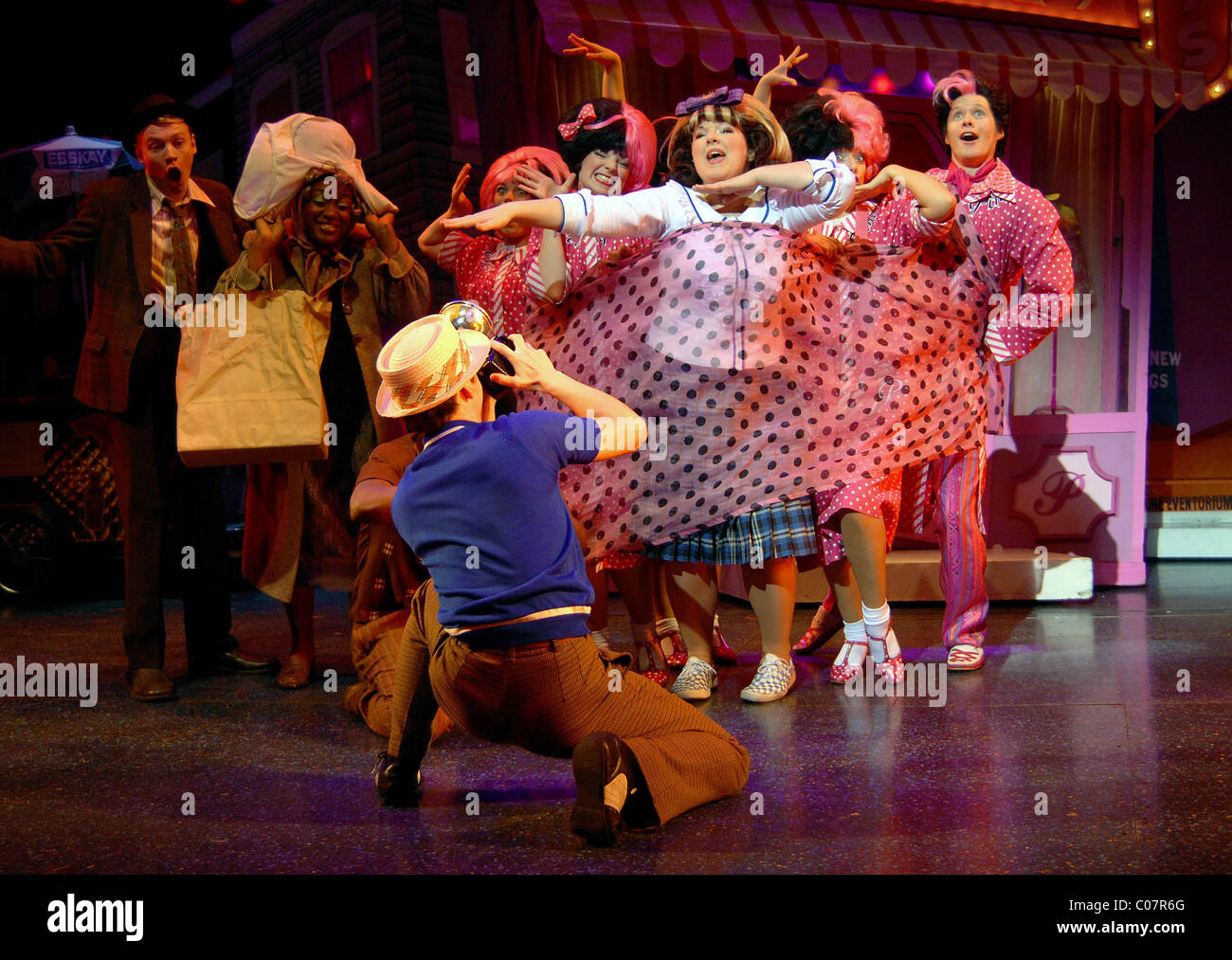 Leanne Jones Hairspray - photocall au Shaftesbury Theatre London, England - 26.10.07 Banque D'Images