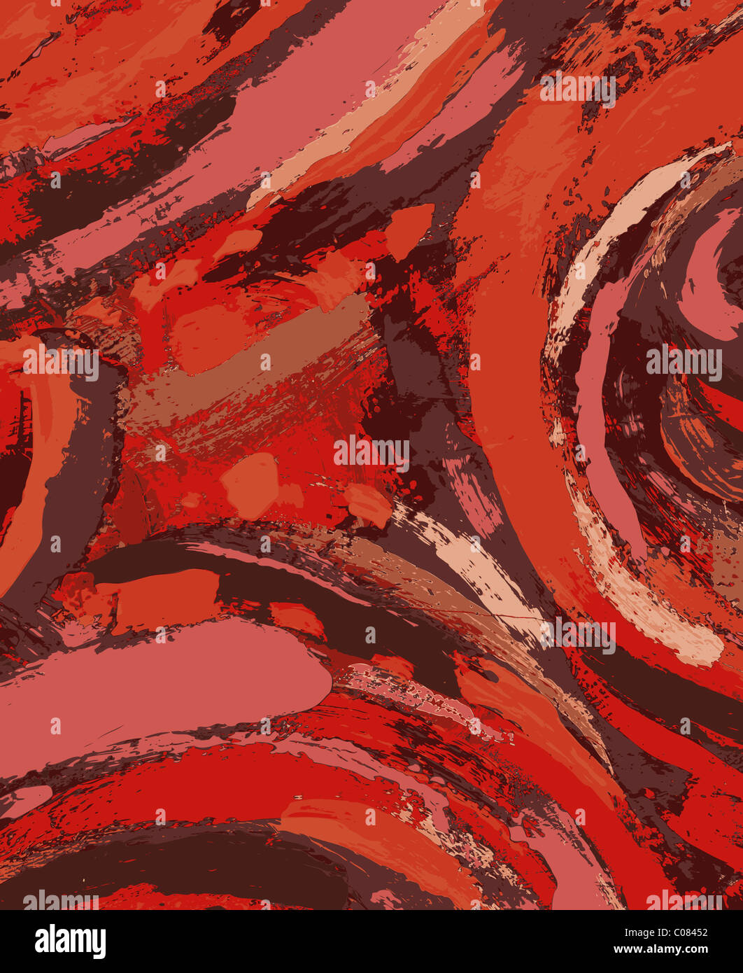 Abstract background illustration peinture Banque D'Images