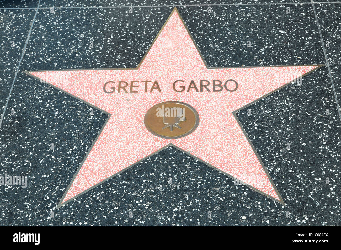 Walk of Fame, GRETA GARBO, Hollywood Boulevard, Los Angeles, Californie, USA Banque D'Images