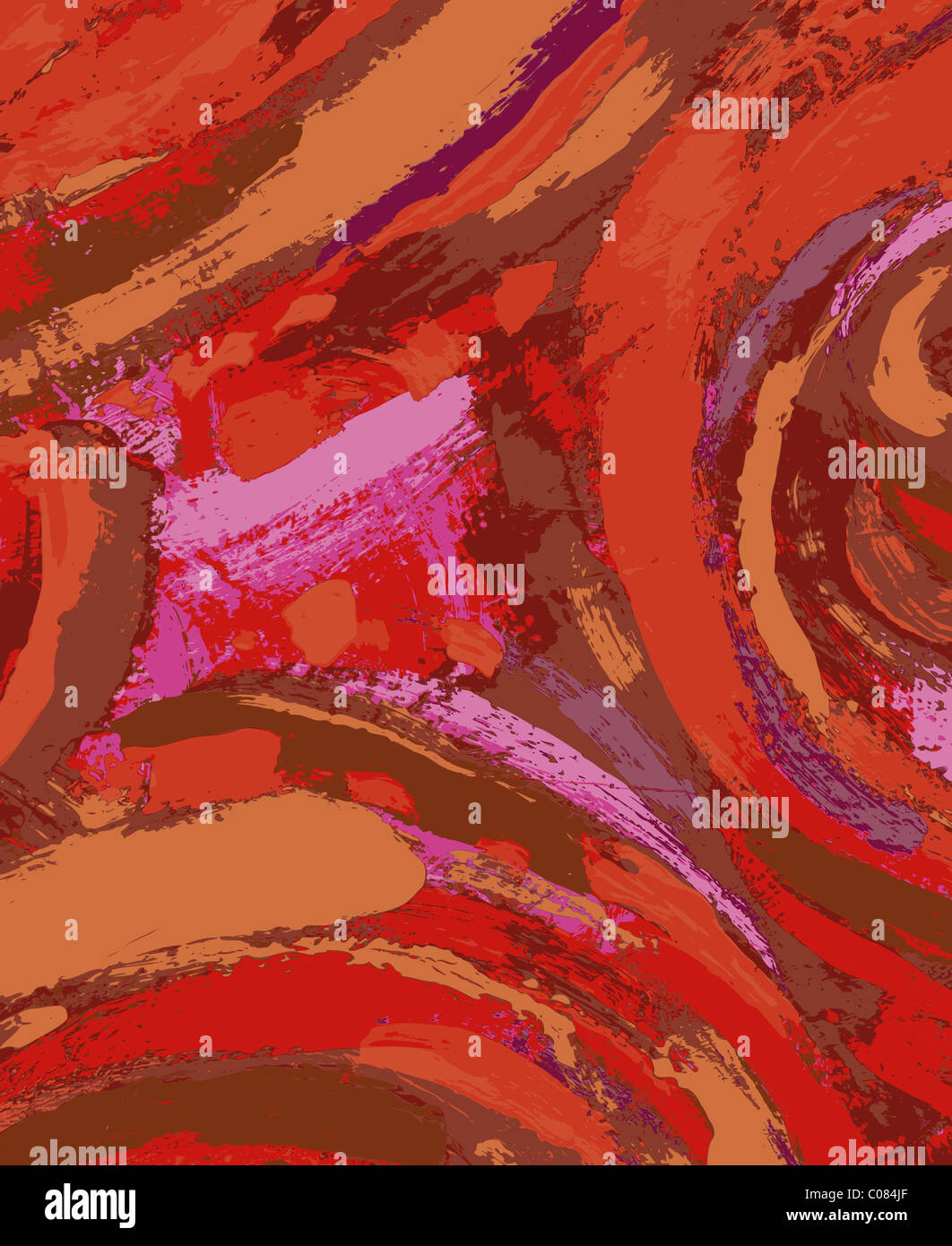 Abstract background illustration peinture Banque D'Images