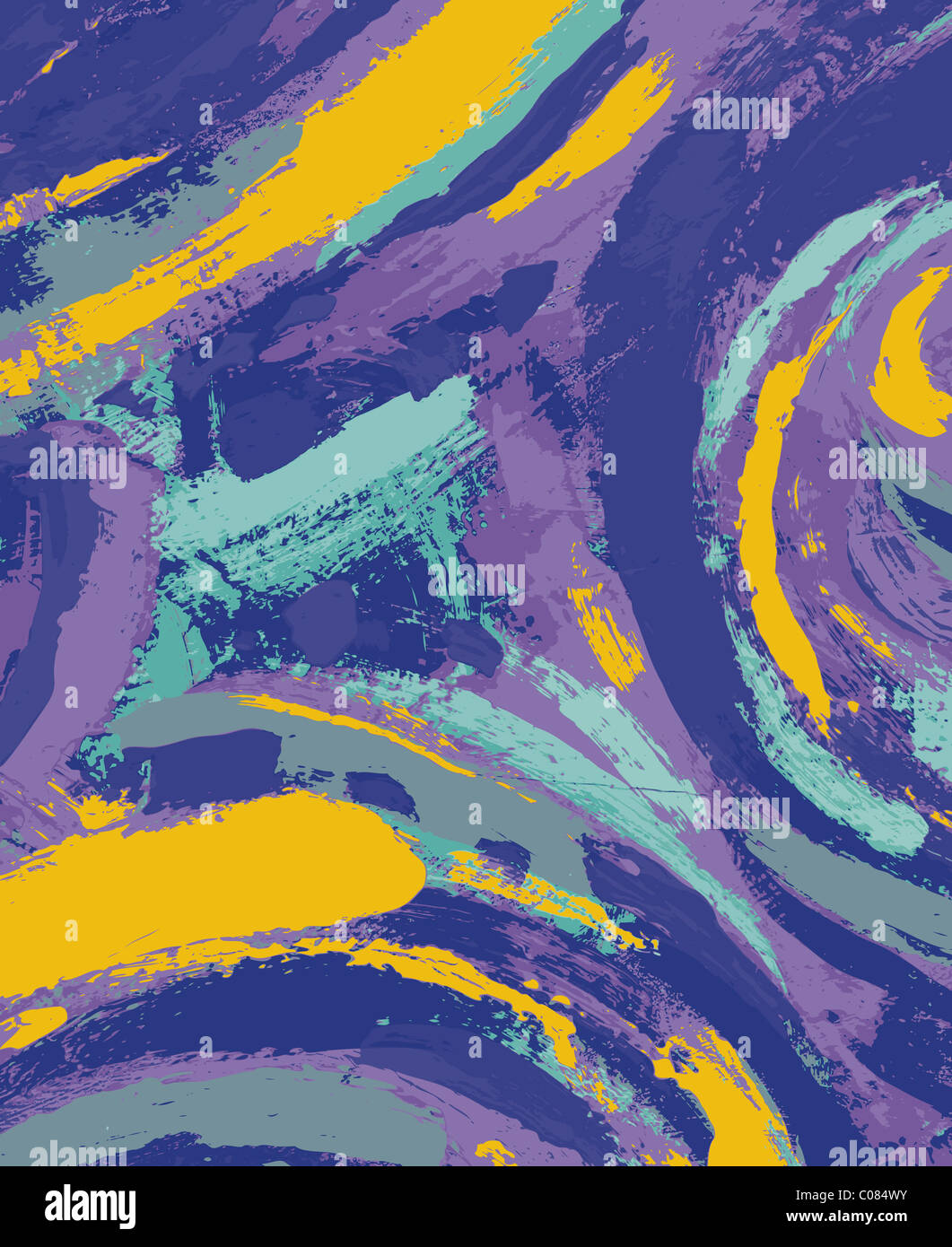 Abstract background illustration peinture Banque D'Images