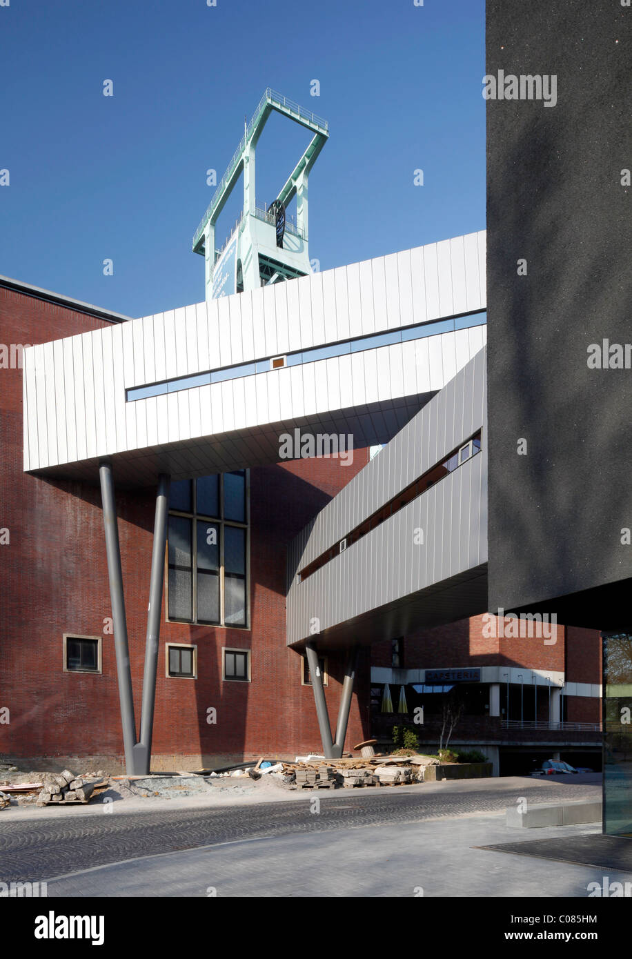 Extension du musée allemand de la mine, Black Diamond, de la Ruhr, Bochum, Rhénanie du Nord-Westphalie, Allemagne, Europe Banque D'Images