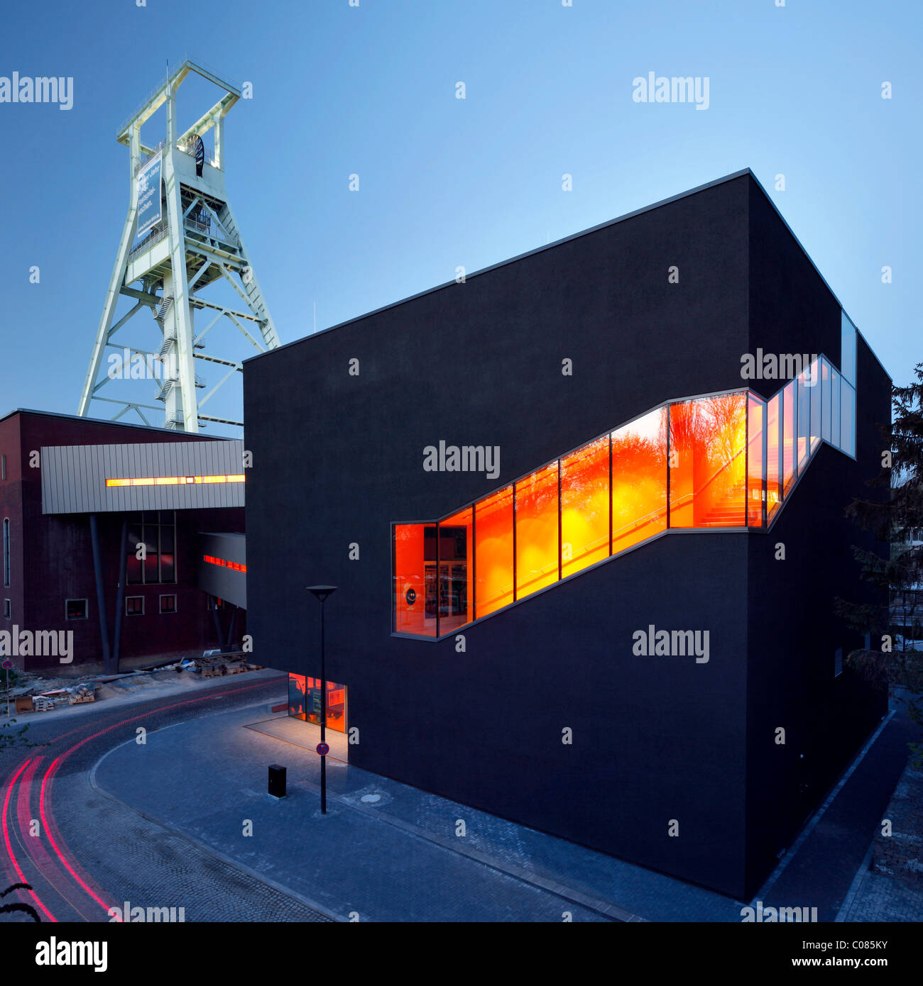 Extension du musée allemand de la mine, Black Diamond, de la Ruhr, Bochum, Rhénanie du Nord-Westphalie, Allemagne, Europe Banque D'Images