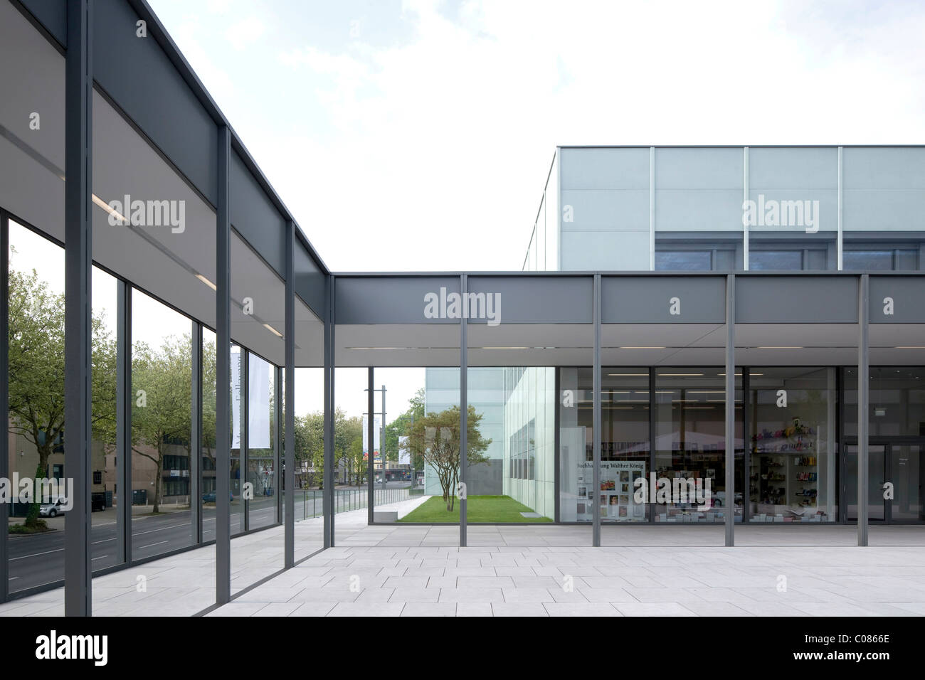 Musée Folkwang, nouveau bâtiment conçu par David Chipperfield, Essen, Ruhr, Nordrhein-Westfalen, Germany, Europe Banque D'Images