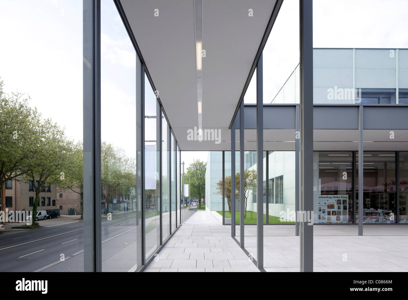 Musée Folkwang, nouveau bâtiment conçu par David Chipperfield, Essen, Ruhr, Nordrhein-Westfalen, Germany, Europe Banque D'Images