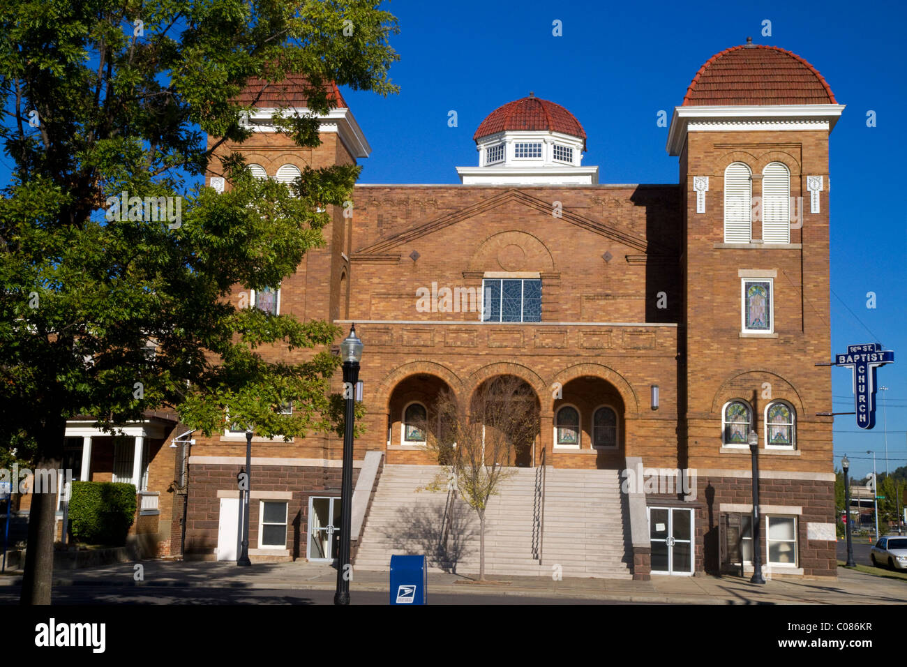 L'Église baptiste situé à Birmingham, Alabama, USA. Banque D'Images