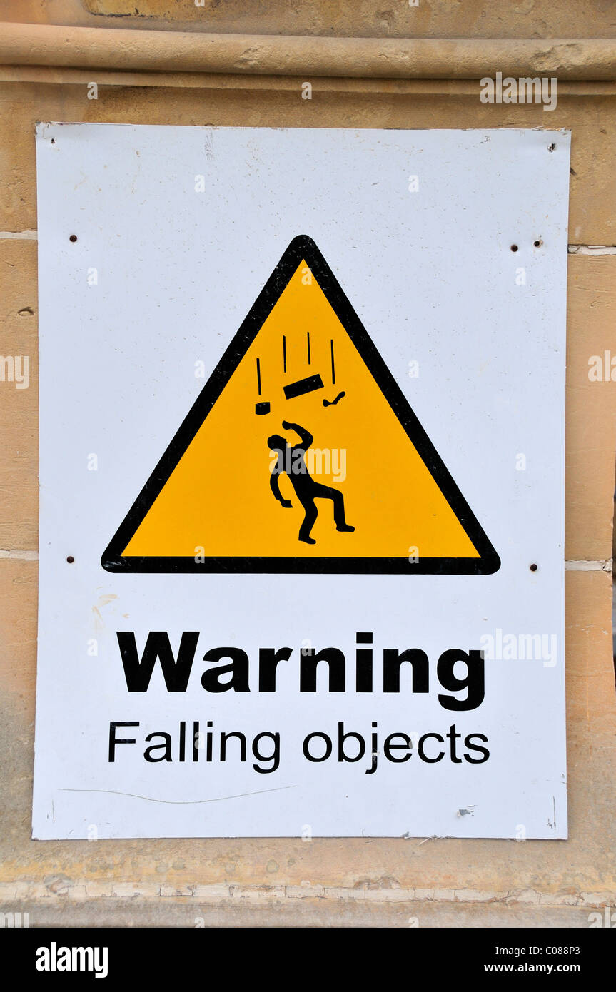 Chute d’objets danger Banque de photographies et d’images à haute