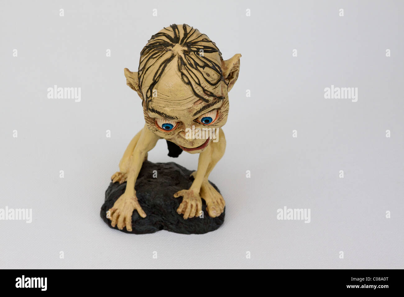 Un Bobble Head figure de Gollum du Seigneur des Anneaux Banque D'Images