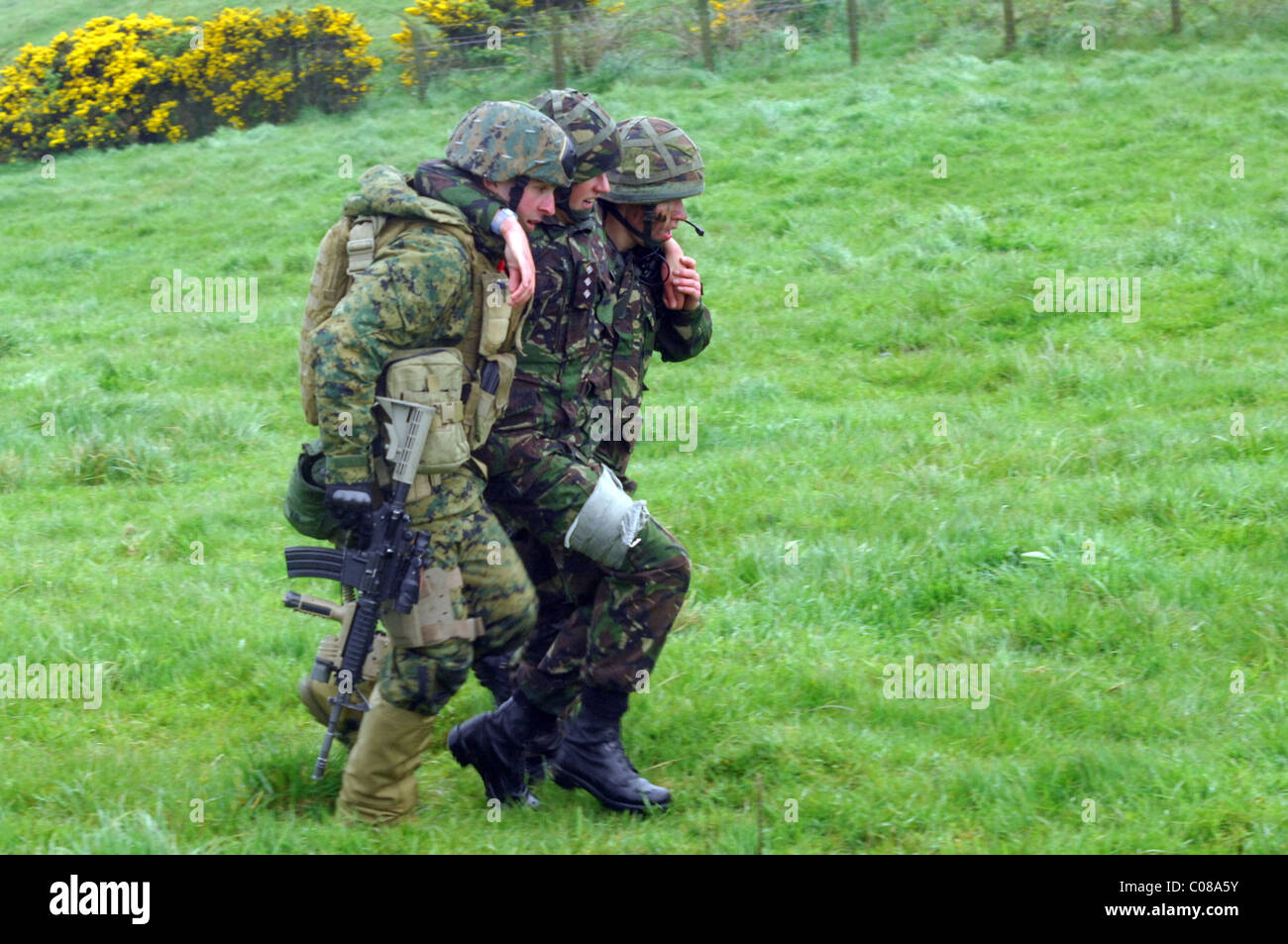 09-1 JOINT WARRIOR est un exercice majeur impliquant les trois services au Royaume-Uni et 12 invités l'OTAN et les pays alliés Banque D'Images