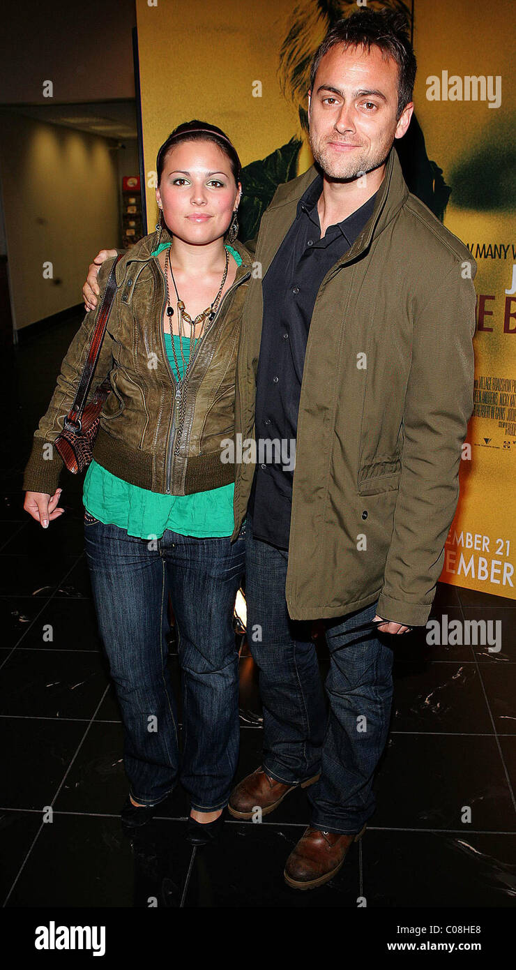 Zoe Townsend et frère irlandais Stuart Townsend premiere de 'The Brave One' au Savoy Cinéma Dublin, Irlande - 20.09.07 Banque D'Images