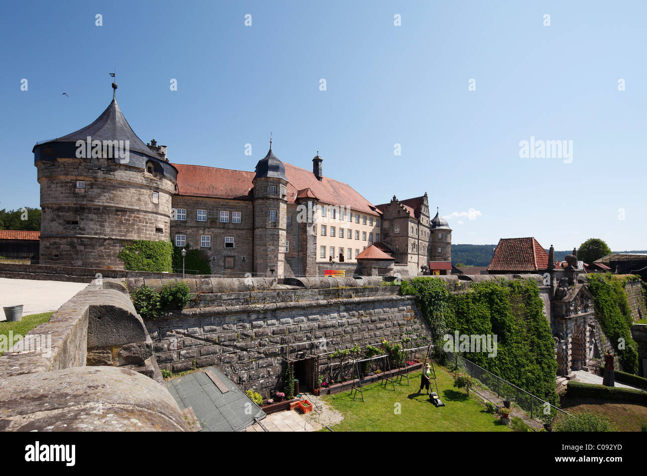 Forteresse de Rosenberg, Kronach, Haute-Franconie, Franconia, Bavaria, Germany, Europe Banque D'Images