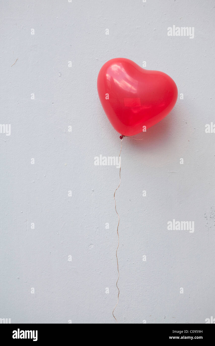 Ballon en forme de coeur Banque D'Images