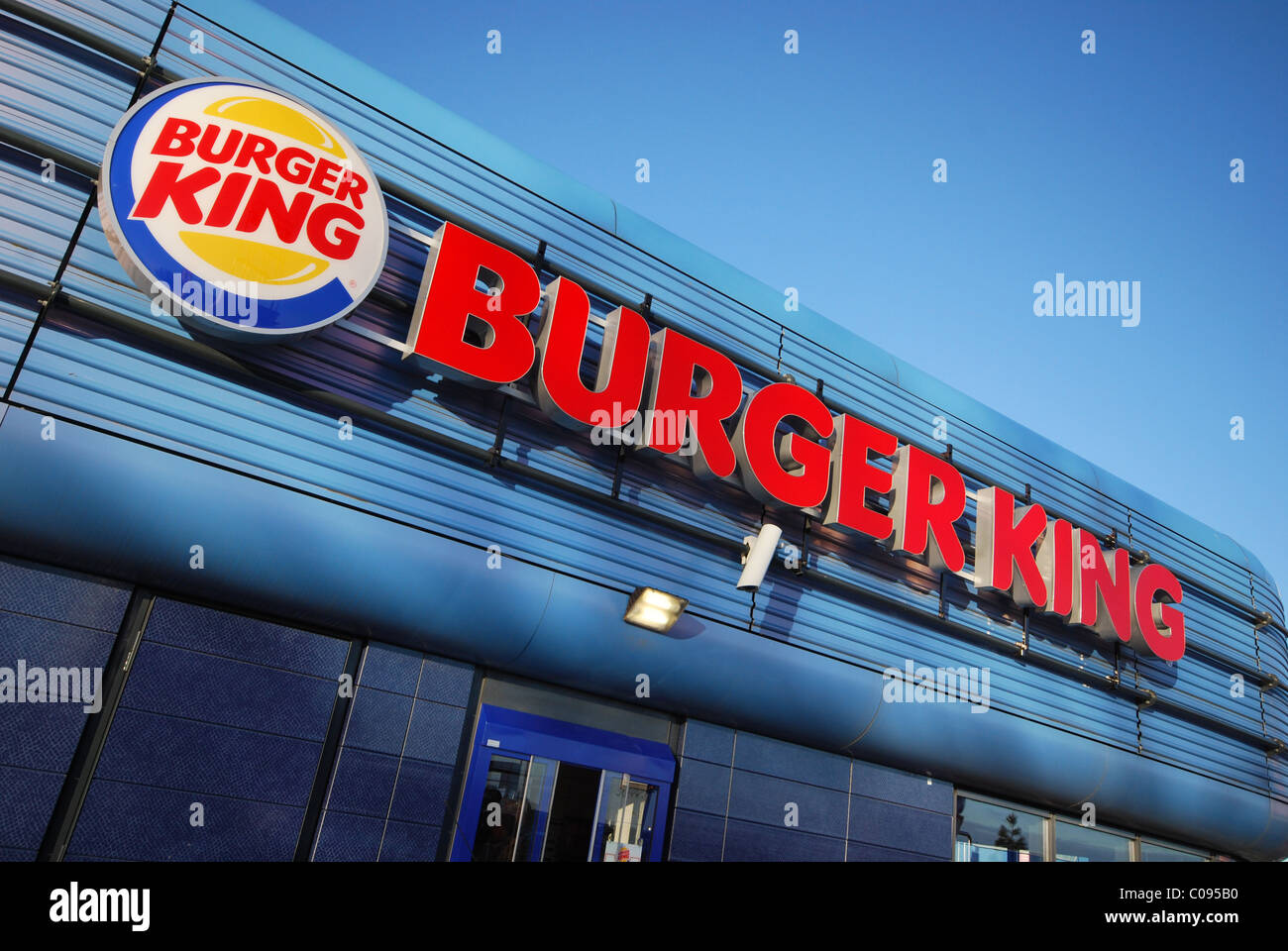 Burger King hamburger restaurant Banque D'Images Burger King hamburger restaurant Banque D'Images