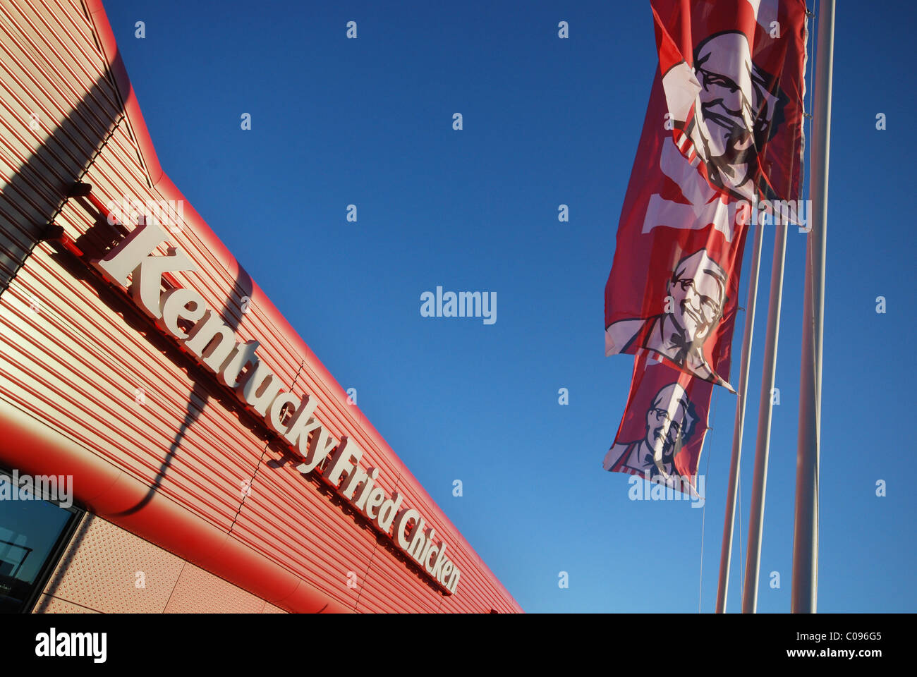 Kentucky Fried Chicken, restauration rapide restaurant Banque D'Images Kentucky Fried Chicken, restauration rapide restaurant Banque D'Images