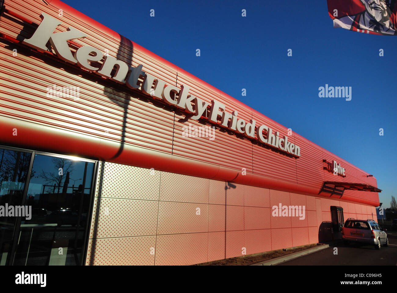 Kentucky Fried Chicken, restauration rapide restaurant Banque D'Images Kentucky Fried Chicken, restauration rapide restaurant Banque D'Images