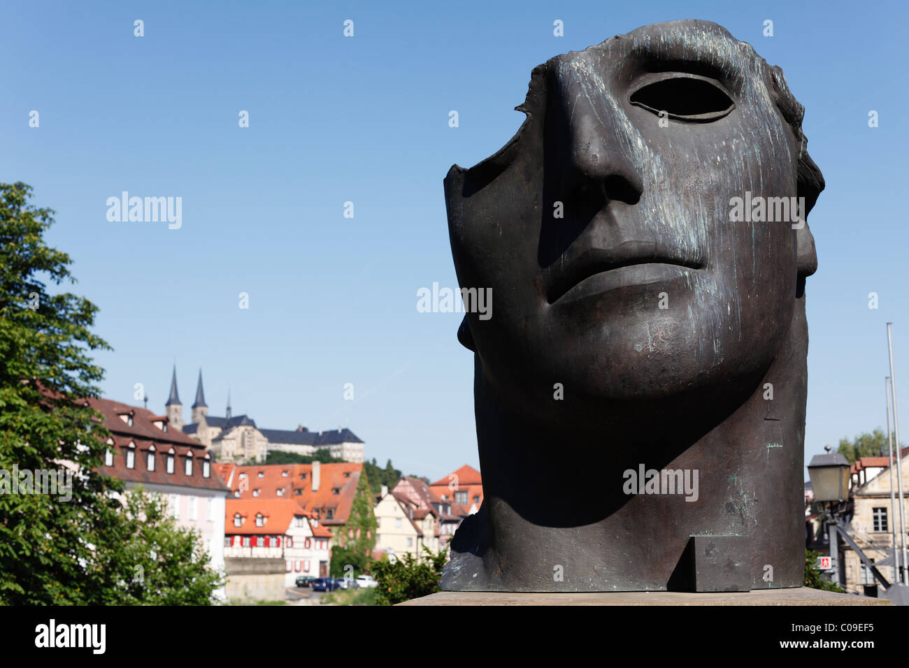 Centurione je sculpture d'Igor Mitoraj, 2000, Bamberg, Haute-Franconie, Franconia, Bavaria, Germany, Europe Banque D'Images
