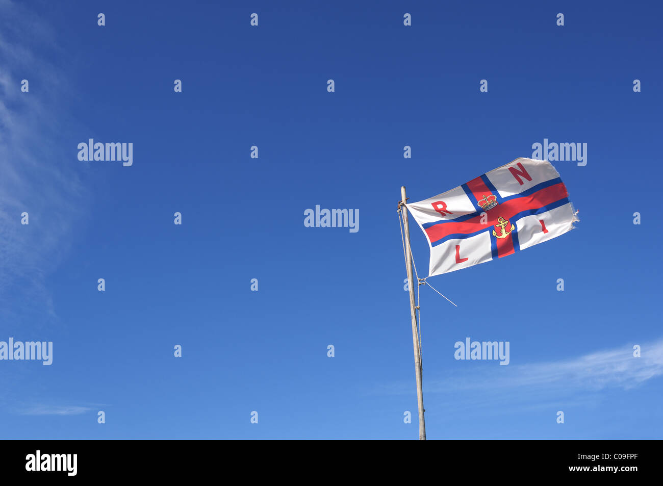 Drapeau de la RNLI - John Gollop Banque D'Images