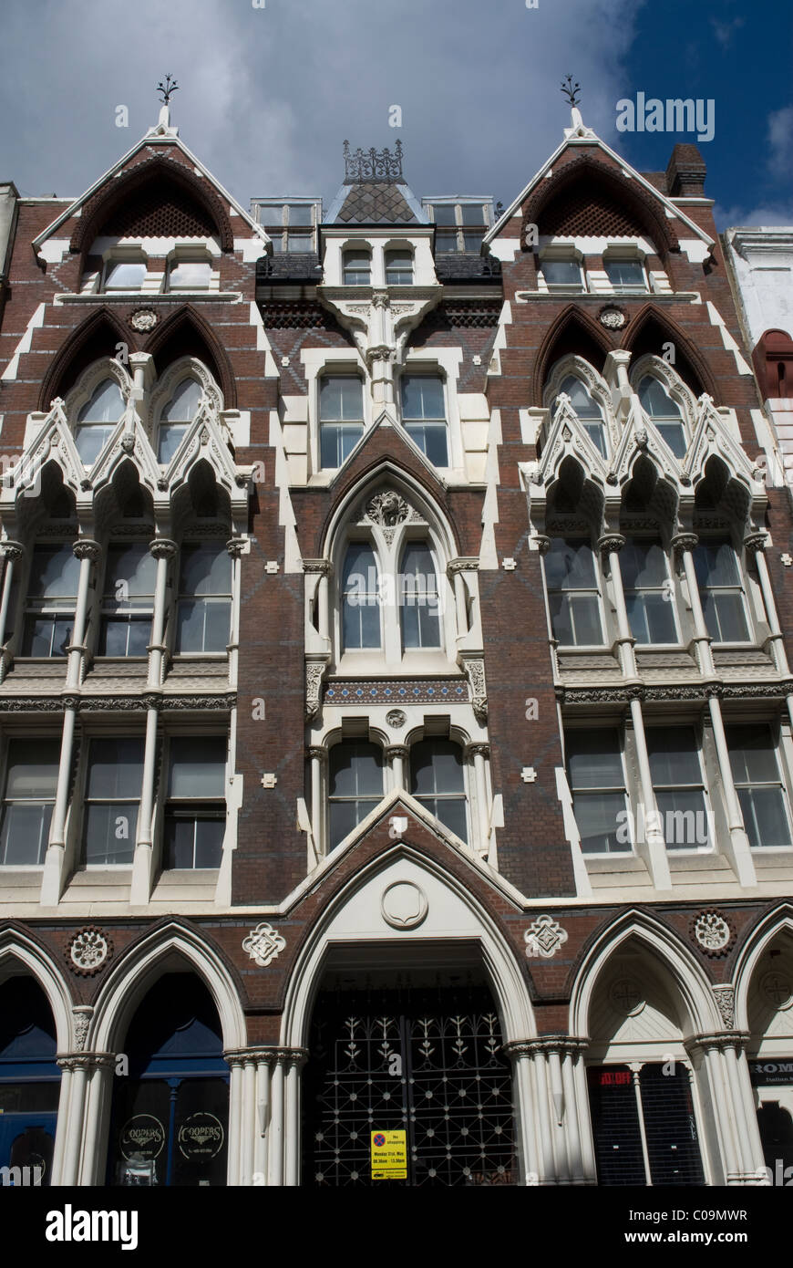 Édifice gothique victorien Eastcheap Londres EC3 Banque D'Images