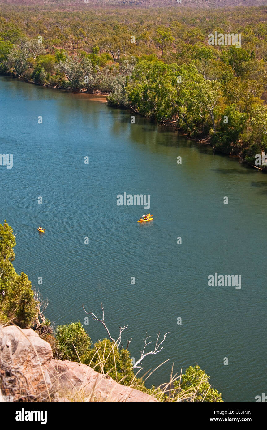 La vue et la beauté des Gorges de Katherin, Australie Banque D'Images