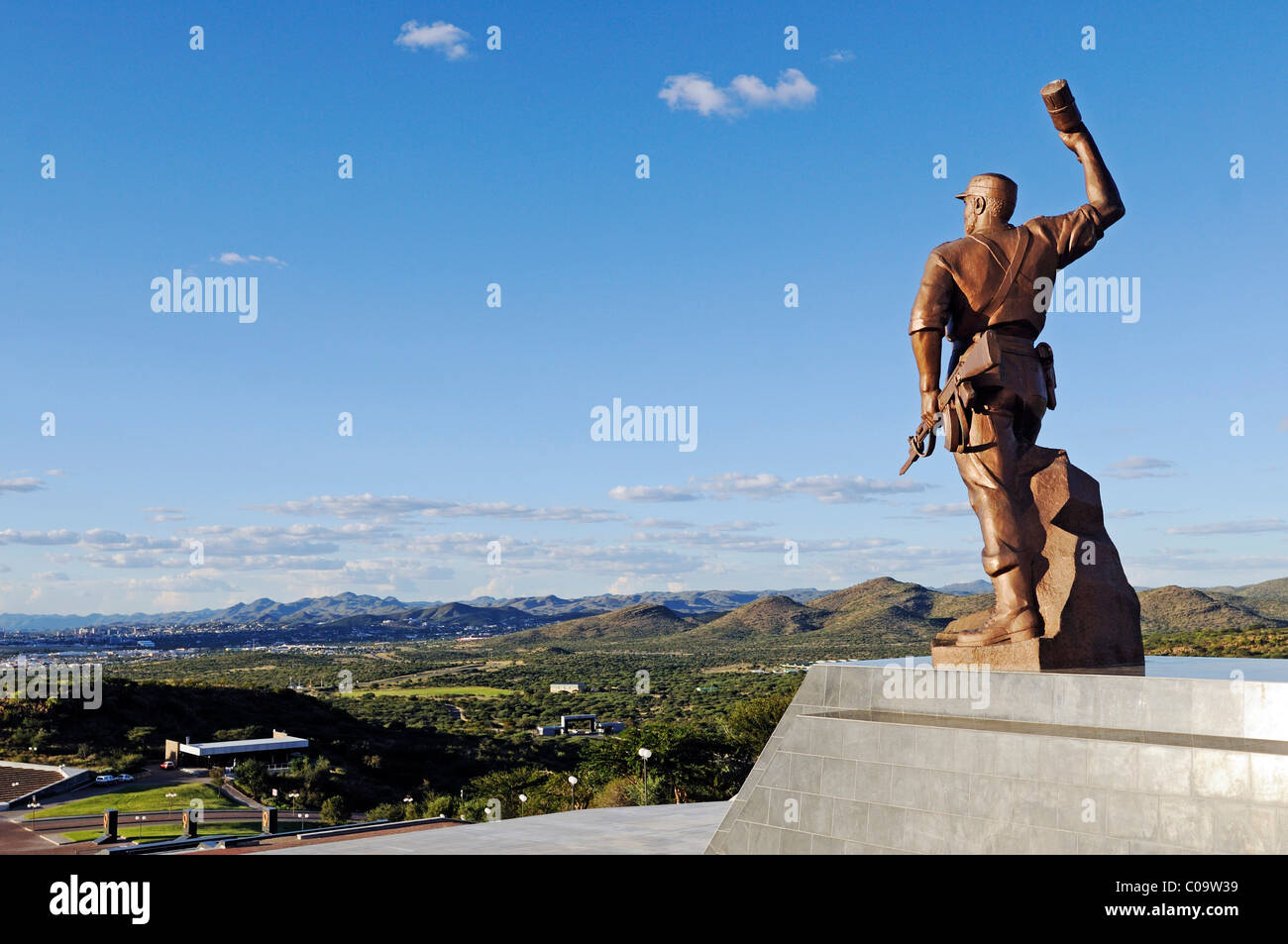 Heroes Acre, champ des héros, mémorial aux héros de l'indépendance, avec la statue du Soldat inconnu, érigée par Banque D'Images