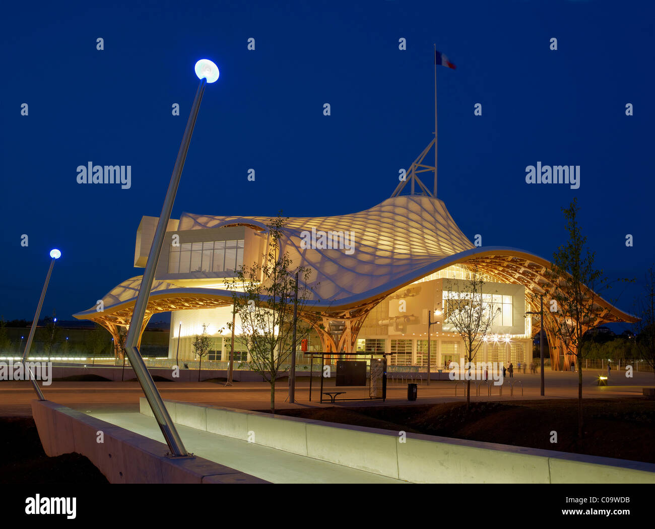 Nouvelle succursale de la Paris Centre Pompidou de Metz, Lorraine, France, Europe Banque D'Images