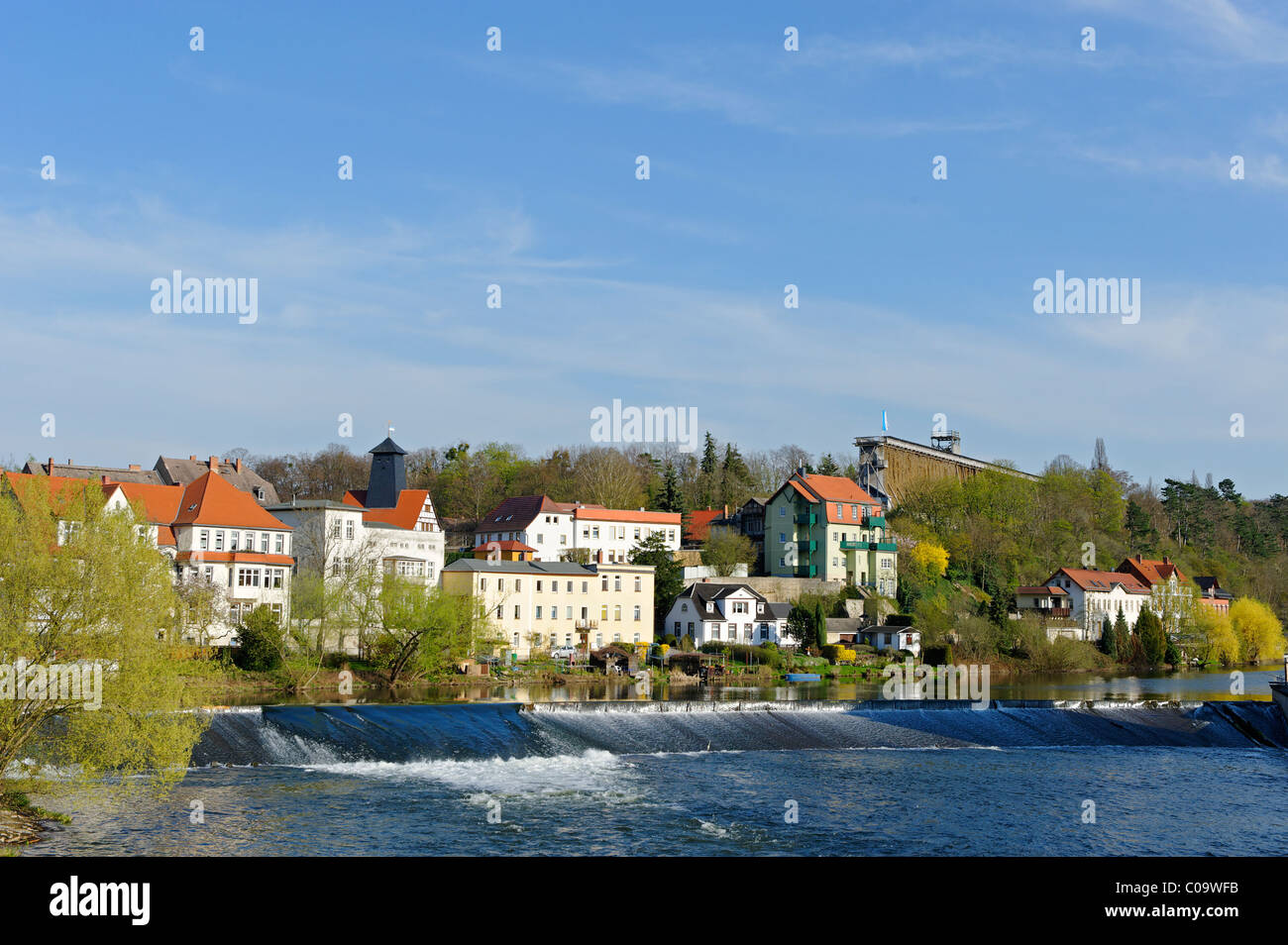 Bad Koesen sur la rivière Saale, Naumburg, Saxe-Anhalt, Allemagne, Europe Banque D'Images