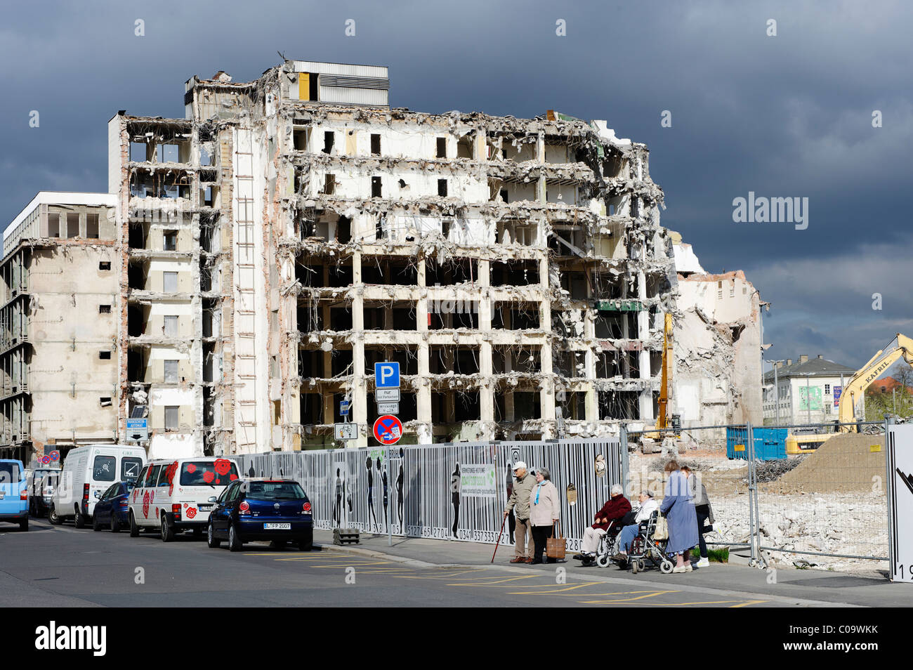 Chambre demolation sur Richard-Wagner-Strasse, Leipzig, Saxe, Allemagne, Europe Banque D'Images